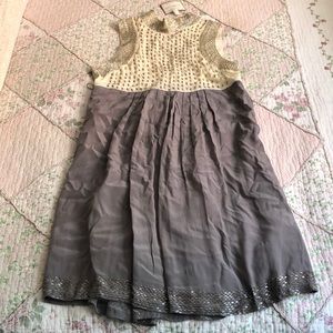 High neck beaded dress